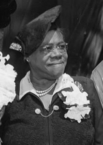 Photo of Mary McLeod Bethune for Women's History Month post. 