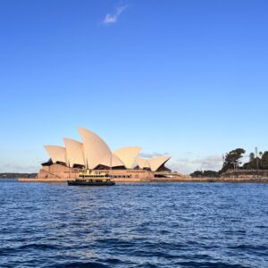 The iconic Sydney Opera House and World Heritage Site.