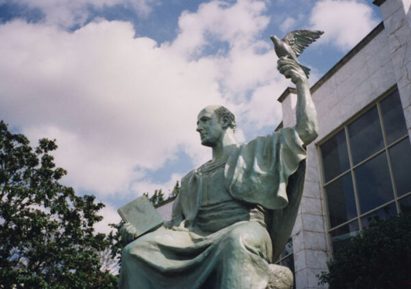 Photo of Alex Odeh Memorial Statue courtesy of Santa Ana Public Library.