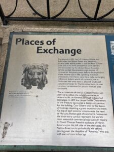 Four Continents Interpretive Panels outside the NMAI. Photo Credit: C. Moore.