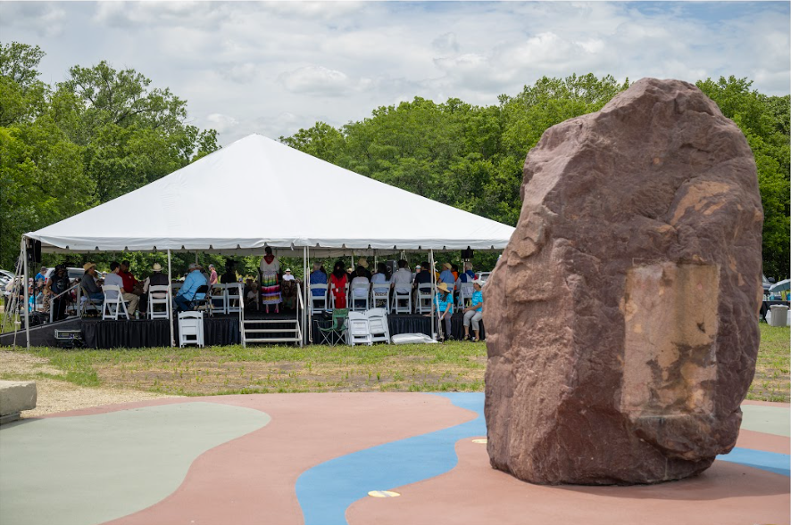 The Rematriation Celebration event on June 22, 2024. Photograph by Mike Gunnoe. 