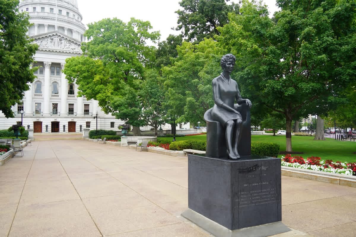 Image of Vel R. Phillips Statue